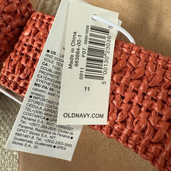 Old Navy Ginger Spice Double-Strap Espadrille Sandals - Picture 9 of 11